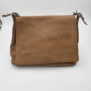 Coach Vintage Tan Leather Satchel